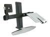 Ergotron Neo-Flex Combo Lift Stand - Notebook / LCD monitor stand - two-tone grey