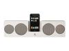 Logitech Pure-Fi Anywhere 2 (iPod/iPhone version) - Portable speakers with digital player dock for iPod - white