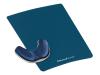 Fellowes Gliding Palm Support - Mouse pad with wrist pillow - sapphire