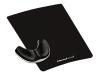 Fellowes Gliding Palm Support - Mouse pad with wrist pillow - black