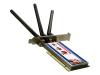 Sweex Wireless LAN PCI Card 300 Mbps 802.11N - Network adapter - PCI - 802.11b, 802.11g, 802.11n (draft 2.0)