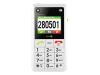 Doro HandleEasy 330gsm - Cellular phone with FM radio - GSM - white