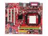 MSI K9N6PGM2-V - Motherboard - micro ATX - GeForce 6100 - Socket AM2 - UDMA133, Serial ATA-300 (RAID) - Ethernet - video - High Definition Audio (8-channel)
