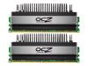 OCZ Flex II XLC Edition Dual Channel Kit - Memory - 4 GB ( 2 x 2 GB ) - DIMM 240-pin - DDR2 - 1150 MHz / PC2-9200 - CL5 - 2.1 V - unbuffered