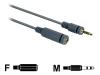 Philips SWA4528W - Headphones extender - mini-phone stereo 3.5 mm  (F) - mini-phone stereo 3.5 mm  (M) - 1.5 m - shielded