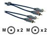 Philips SWA7523W - Audio cable - RCA (M) - RCA (M) - 3 m