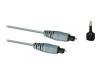 Philips SWA4303W - Digital audio cable (optical) - TOSLINK (M) - TOSLINK, mini-phone 3.5mm (M) - 3 m - coaxial