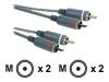 Philips SWA4523W - Audio cable - RCA (M) - RCA (M) - 3 m