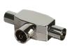 Philips SWV4544W - Aerial splitter - IEC connector (M) - IEC connector (F)
