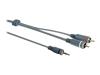 Philips SWA4527W - Audio cable - mini-phone stereo 3.5 mm  (M) - RCA (M) - 1.5 m - shielded