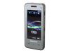 Samsung SGH-F490 - Cellular phone with two digital cameras / digital player / FM radio - Proximus - WCDMA (UMTS) / GSM - silver, chrome