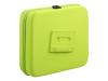 Abbrazzio APOLLO 17 HDD/MEDIA PLAYER CASE - Storage drive carrying case - lime