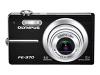 Olympus FE-370 - Digital camera - compact - 8.0 Mpix - optical zoom: 5 x - supported memory: xD-Picture Card - black