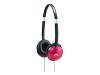 JVC HA S150-R - Headphones ( ear-cup ) - red