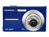 Olympus FE-360 - Digital camera - compact - 8.0 Mpix - optical zoom: 3 x - supported memory: xD-Picture Card - blue