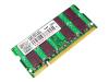 Transcend - Memory - 2 GB - SO DIMM 200-pin - DDR2 - 667 MHz / PC2-5300 - CL5 - 1.8 V - unbuffered - non-ECC