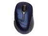 Cherry AZURO Wireless Optical Mobile Mouse - Mouse - optical - 5 button(s) - wireless - RF - USB wireless receiver - black, blue