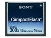Sony - Flash memory card - 16 GB - 300x - CompactFlash Card
