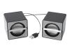 Dicota Sound - Portable speakers - USB - 1 Watt (Total) - black, silver