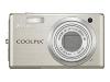 Nikon Coolpix S560 - Digital camera - compact - 10.0 Mpix - optical zoom: 5 x - supported memory: SD, SDHC - silver