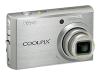 Nikon Coolpix S610 - Digital camera - compact - 10.0 Mpix - optical zoom: 4 x - supported memory: MMC, SD, SDHC - titanium silver