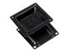 Origin Storage OS-LA10AA - Mounting kit ( wall mount ) for Monitor - aluminium alloy - black - mounting interface: 100 x 100 mm, 75 x 75 mm
