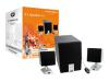 Conceptronic Lounge'n'LISTEN CLLSPK21L 2.1 Multimedia Speaker System Economy line - PC multimedia speaker system - 20 Watt (Total)