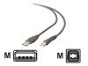 V7 - USB cable - 4 PIN USB Type A (M) - 4 PIN USB Type B (M) - 1.8 m ( USB / Hi-Speed USB ) - grey