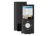 Belkin Leather Sleeve for iPod nano - Case for digital player - leather - black - iPod nano (4G)