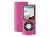 Belkin Leather Sleeve for iPod nano - Case for digital player - leather - pink - iPod nano (4G)