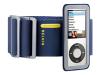 Belkin Sport Armband Plus with FastFit - Arm pack for digital player - yellow, navy blue - iPod nano (4G)