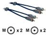 Philips SWA7521W - Audio cable - RCA (M) - RCA (M) - 1.5 m