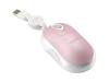Dicota Spirit Optical USB Notebook mouse - Mouse - optical - 3 button(s) - wired - USB - pink