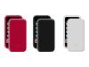 Belkin Simple Silicone Sleeve - Case for digital player - silicone - black, white, red - iPod touch (2G) (pack of 3 )