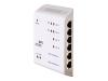 3Com IntelliJack NJ1000 - Switch - 4 ports - EN, Fast EN, Gigabit EN - 10Base-T, 1000Base-TX, 100Base-TX - PoE