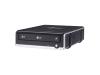 LG GE20NU10 Super Multi - Disk drive - DVDRW (R DL) / DVD-RAM - 20x/20x/12x - Hi-Speed USB - external - black