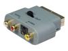 Philips SWV7562W - Video / audio adaptor - S-Video / composite video / audio - SCART (M) - 4 PIN mini-DIN, RCA (F) - shielded