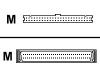 AESP - SCSI internal adapter - HD-68 (M) - 50 PIN IDC (M)