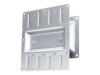 Origin Storage OS-LA10H - Mounting kit ( flush wall mount ) for flat panel - aluminium alloy - silver - mounting interface: 100 x 100 mm, 200 x 200 mm, 200 x 100 mm