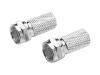 Philips SWV2197W - Coaxial RF connector - F connector (pack of 4 )