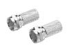 Philips SWV2198W - Coaxial RF connector - F connector (pack of 8 )