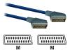 Philips SWV7541W - Video cable - SCART (M) - SCART (M) - 1.5 m - shielded