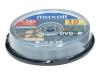 Maxell - 10 x DVD-R - 4.7 GB ( 120min ) 16x - white - ink jet printable surface - spindle - storage media