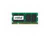 Crucial - Memory - 4 GB - SO DIMM 200-pin - DDR2 - 800 MHz / PC2-6400 - CL6 - 1.8 V - unbuffered - non-ECC