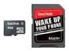 SanDisk - Flash memory card ( microSDHC to SD adapter included ) - 4 GB - Class 2 - microSDHC