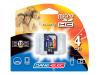 Dane-Elec - Flash memory card ( microSDHC to SD adapter included ) - 4 GB - Class 4 - microSDHC