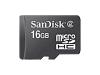 SanDisk - Flash memory card - 16 GB - Class 2 - microSDHC