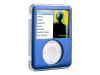DLO MetalShell - Case for digital player - metal, polycarbonate - blue - iPod nano (3G)