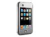 DLO HybridShell - Case for digital player - silicone, polycarbonate, rubber - clear with black accents - iPod touch