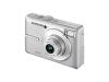 Samsung S1070 - Digital camera - compact - 10.2 Mpix - optical zoom: 3 x - supported memory: MMC, SD, SDHC, MMCplus - silver